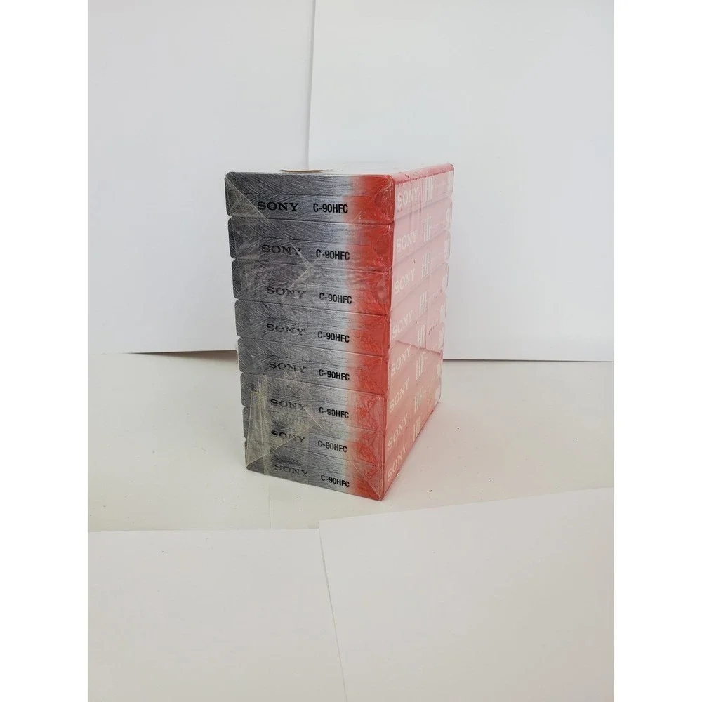 Sony HF 90 High Fidelity Normal Bias Type I Audio Cassette Tapes 8 Pack Sealed
